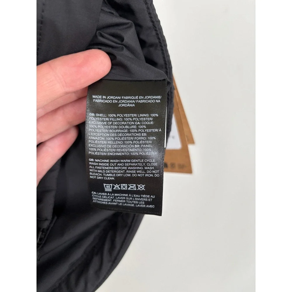 The North Face Avanade Puffer Vest Mens Large Black Full‎ Zip NF0A529A NEW